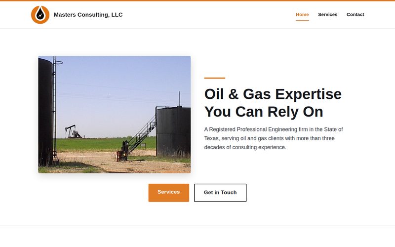 Masters Consulting, LLC website